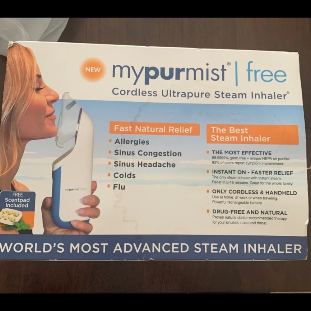mypurmist steam inhaler and refill